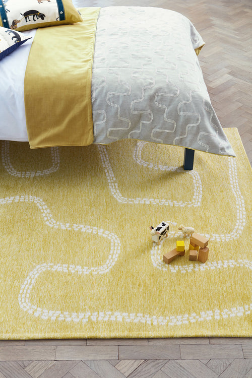 Belavita vloerkleed 8804 Sandpit - Geel - 140 x 200 cm