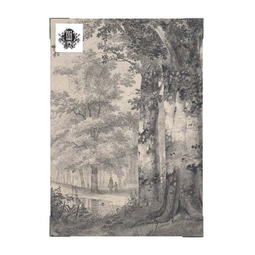 Art for the Home Buitencanvas - Bos ritje - 70x50cm