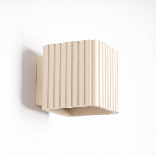 Sollux Lighting Wandlamp RIFF beige G9 - 10x12x10cm