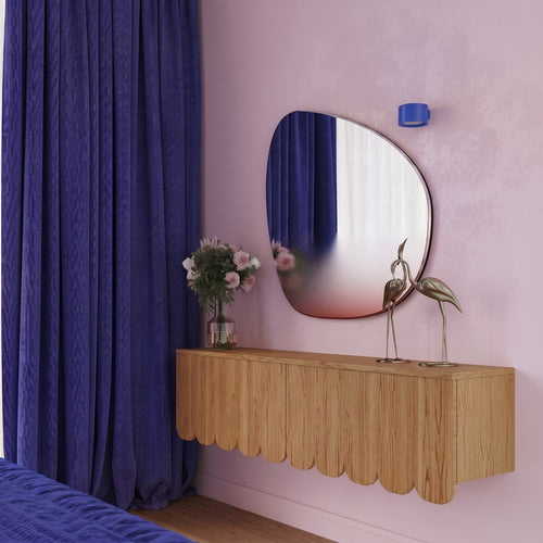 Sollux Lighting Wandlamp MODO 1 ultramarijn Gx53 - 10x12x6cm