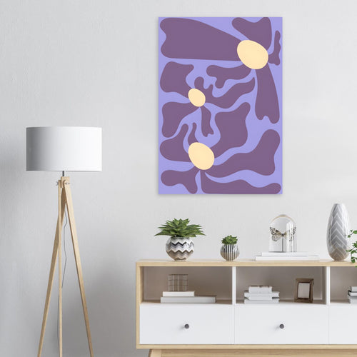 Artfulprints  Matisse - Purple flowers   poster 50x70 cm