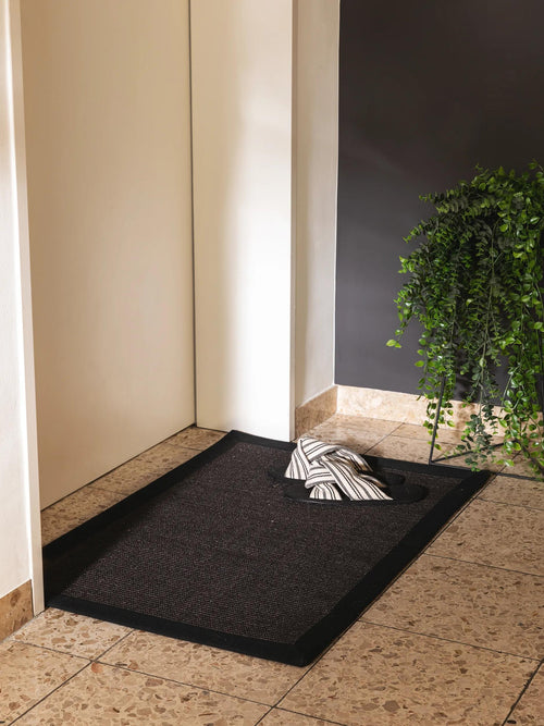 benuta deurmat Sana - zwart - 60x90 cm