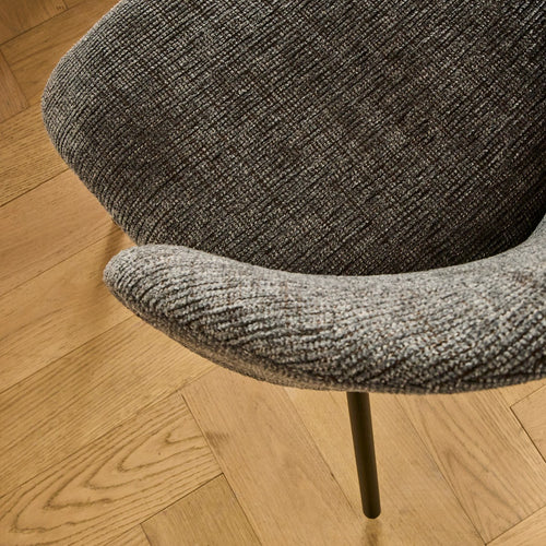 Calicosy - VESPER Set van 2 stoelen - Grijs - 79x45x49 cm