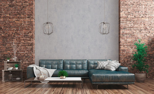Livingwalls behang betonlook grijs - 53 cm x 10.05 m - AS-379033