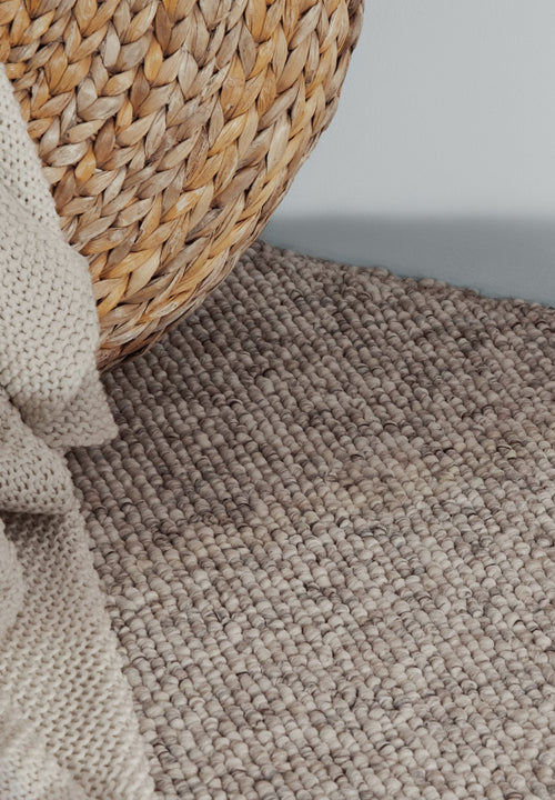 Vloerkleed MOMO Rugs Northern Light Round Oyster 250 cm rond - vtwonen shop