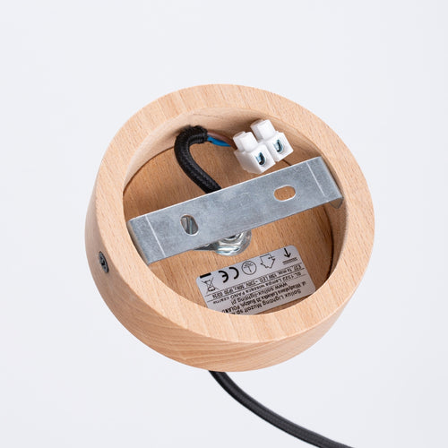 Sollux Lighting Hanglamp FANO zwart - 34x34x120cm