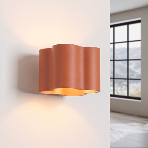 Sollux Lighting Wandlamp OVIO rode oker G9 - 12x14,5x10cm