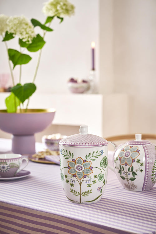Pip Studio - Voorraadpot Lily & Lotus - Off-White - 1,5 liter