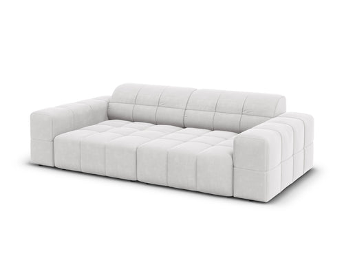 Cosmopolitan Design Bank Chicago 3-zits, flueel geld - 102x212x78cm