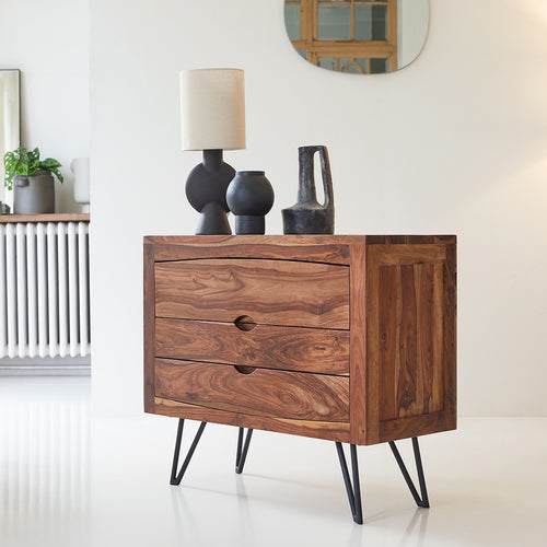 Tikamoon Massief palissander ladekast - Bruin - vtwonen shop