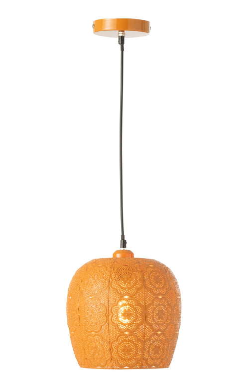 J-Line hanglamp Alive - metaal - oranje