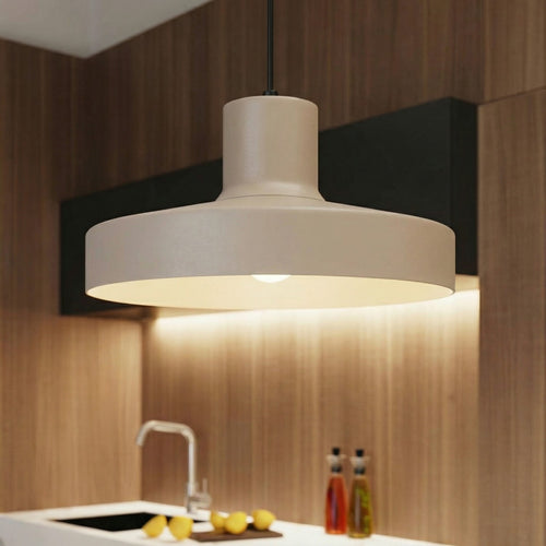 Sollux Lighting Hanglamp BILO taupe - 35x35x120cm