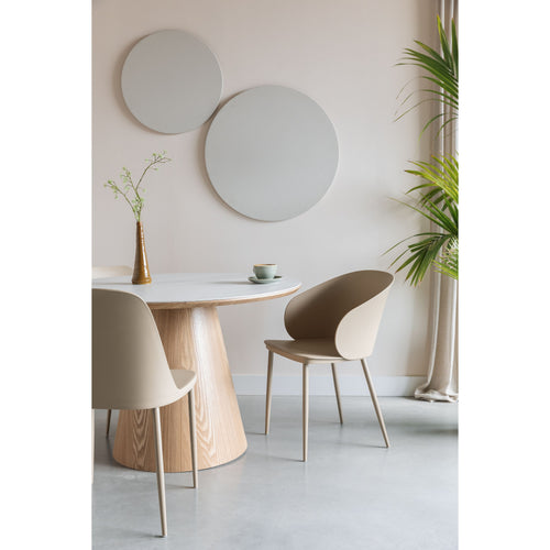 Housecraft Living Pip Eetkamerstoelen Beige - Set van 2
