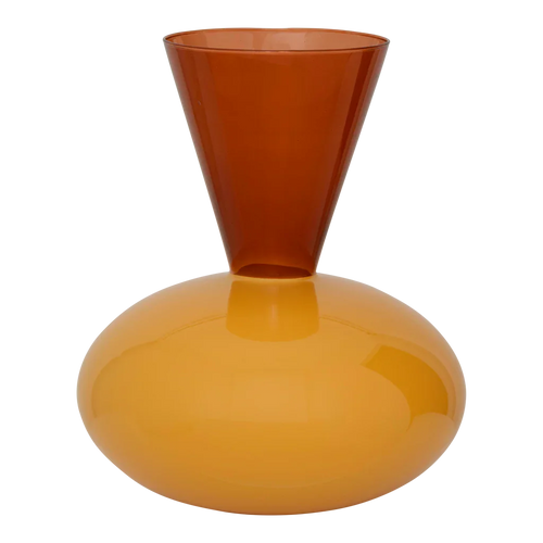 Urban Nature Culture vaas Zinhle, golden orange - Ø 27 * 32 cm