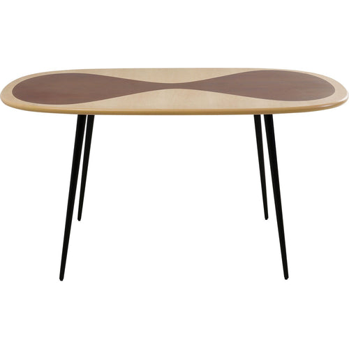 Kare Design Eettafel Petal 150x90cm zwart