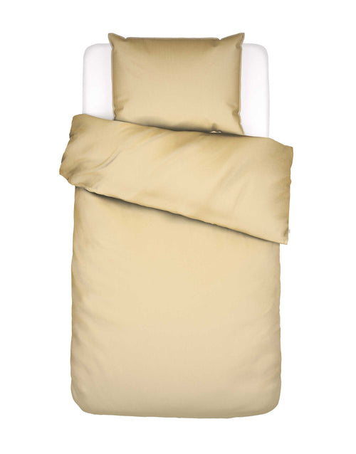 Essenza Minte dekbedovertrek - Eenpersoons – 140x200/220 cm - Yellow straw