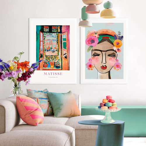 Reinders schilderijen set Portret Matisse - 70x50cm
