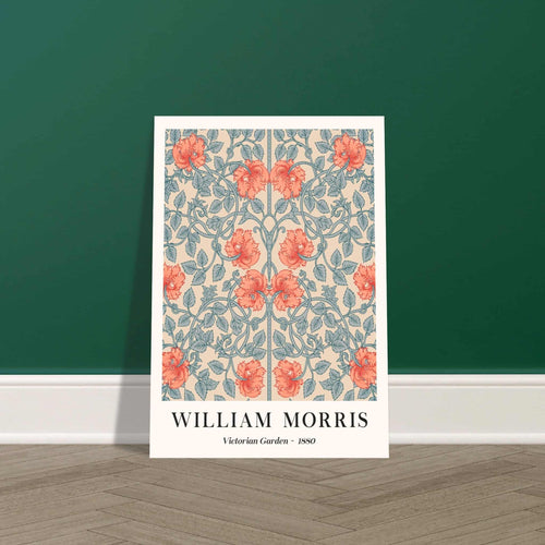 Artfulprints Poster William Morris - Victorian garden 1880   - 70x100 cm - Meerkleurig