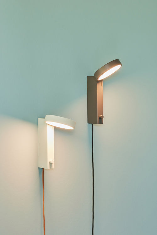 Hübsch wandlamp Crea - ijzer/polycarbonaat - 20x12xh20cm, integreret