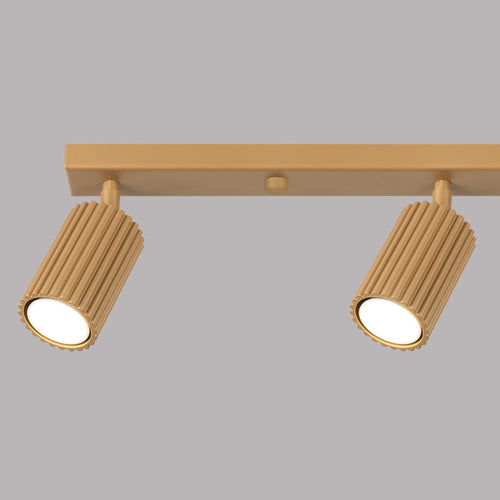 Sollux Lighting Plafondlamp KARBON 4L goud - 81x6,5x16,5cm