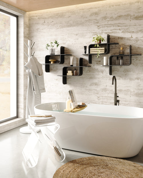 Umbra wandplank Montage - 64 x 48 x 16 cm - Zwart