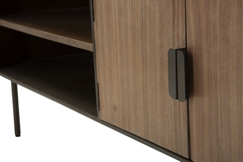Mauro Ferretti tv-meubel - 150x42x58 cm - bruin