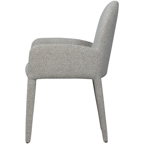 vtwonen eetkamerstoel met armleuning Elegance - Grijs - 83x54x57