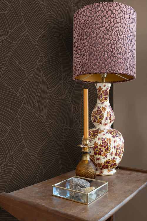 ESTAhome behang bladeren bruin - 50 x 900 cm - 131166 - vtwonen shop