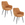 Housecraft Living Jez Eetkamerstoelen met armleuning Beige - Set van 2