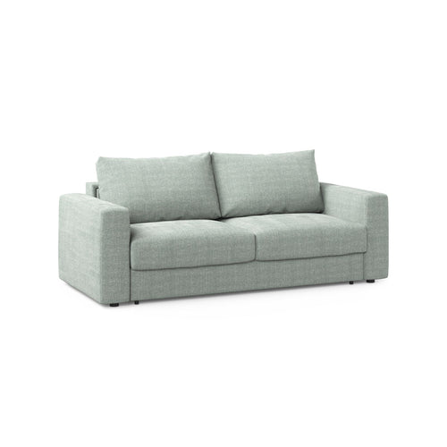 Cosmopolitan Design - Converteerbare bank Grena 3-zits, structurele stof munt - 100x205x90cm