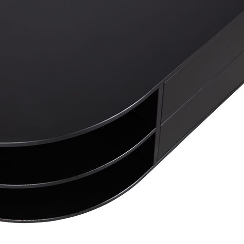 WOOOD tv-meubel rond links Finca - Zwart - 40x78x40 - vtwonen shop