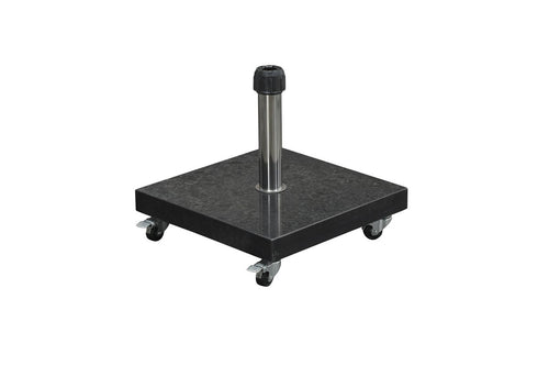 Eureka granieten parasolvoet - 60 kg - royal antraciet - verrijdbaar