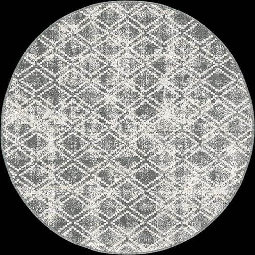 Rond Buitenkleed Frost - Grijs/wit - dubbelzijdig - EVA Interior - 240 x 240 cm - vtwonen shop