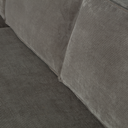 WOOOD hoekbank links Arwin - Ribstof - Olijfgroen - vtwonen shop