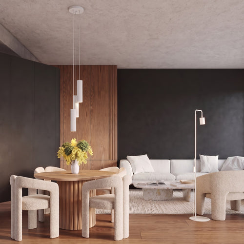 Sollux Lighting Hanglamp RAYO 3P wit - 20x20x108cm