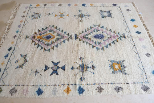 AFK Living vloerkleed Berber - handgemaakt - Wol - 250 cm x 350 cm