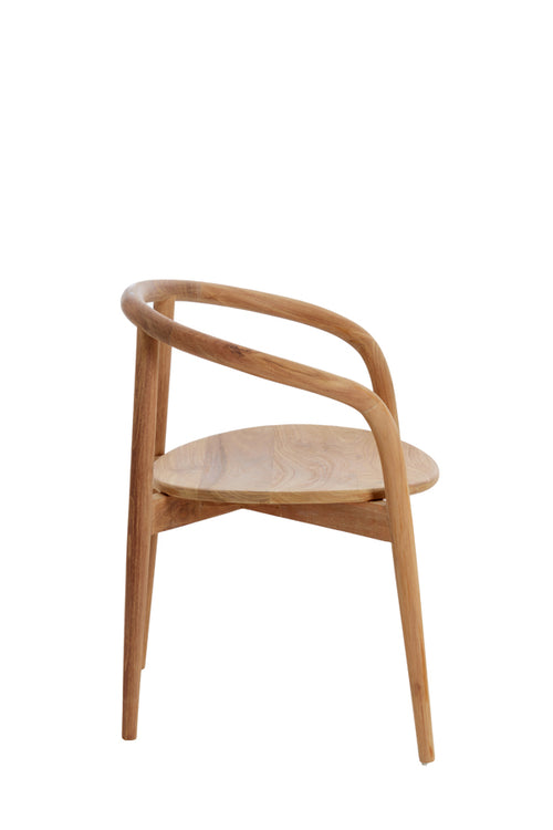 Light & Living eetkamerstoel PALCA - 59x53x74cm - bruin - vtwonen shop