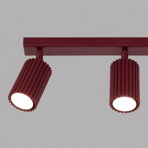 Sollux Lighting Plafondlamp KARBON 3L bordeaux - 45x6,5x16,5cm