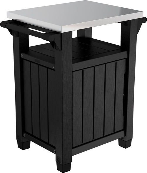 Keter Unity Classic BBQ tafel - 76,4x52x90cm - 93L - Grafiet - vtwonen shop