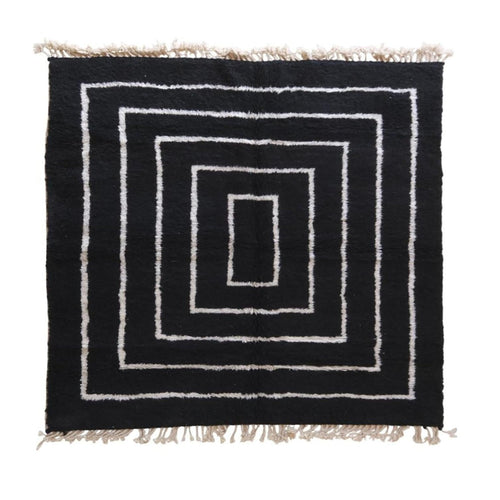 AFK Living vloerkleed Berber - handgemaakt - Wol - 80 x 240 cm