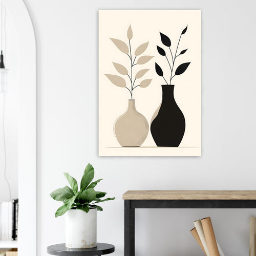 Artfulprints  Boho – Dual vase   poster 30x40 cm - vtwonen shop
