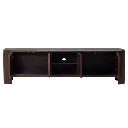 Giga Meubel Tv-Meubel Mitchel - Mangohout - Donkerbruin - 200cm