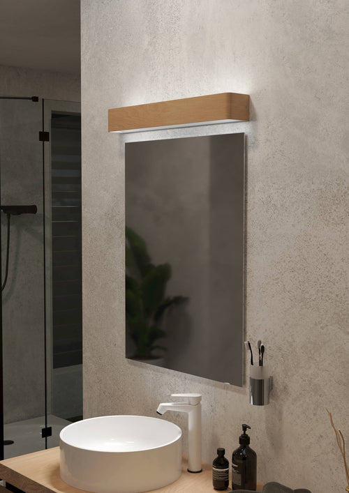 EGLO wandlamp Sania 6 - led - 62 cm - bruin/wit - vtwonen shop