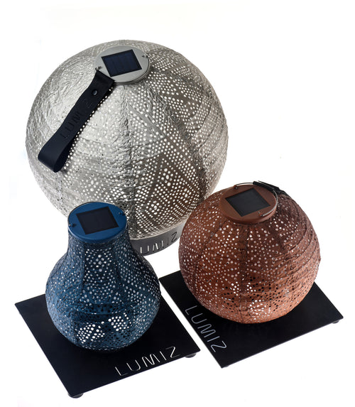 Lumiz metalen plaat - 20 cm - zwart