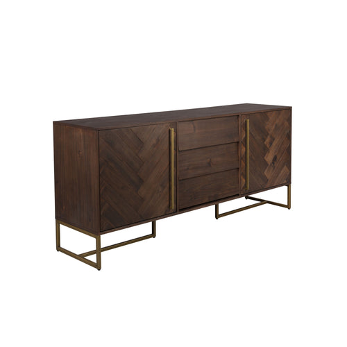 Dutchbone Class Dressoir Hoog Acaciahout Donkerbruin - vtwonen shop