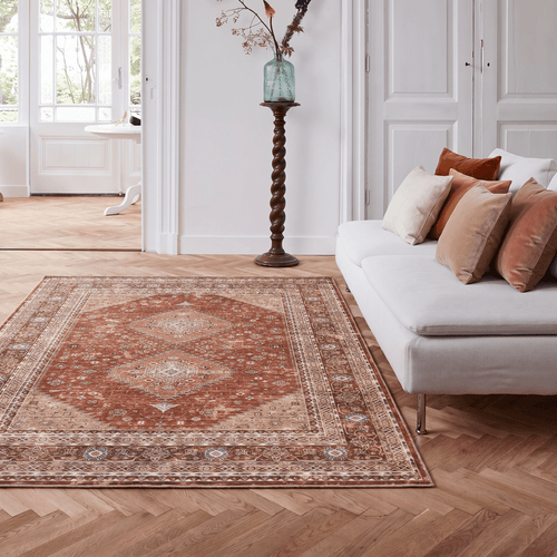 Interieur05 Vintage vloerkleed Nomad Roest/Bruin