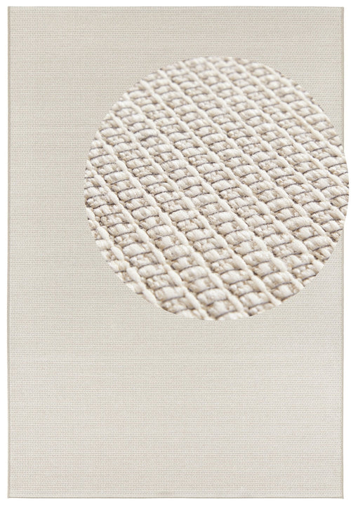 Flatweave In- & Outdoor carpet Millau Cream Beige 140x200 cm