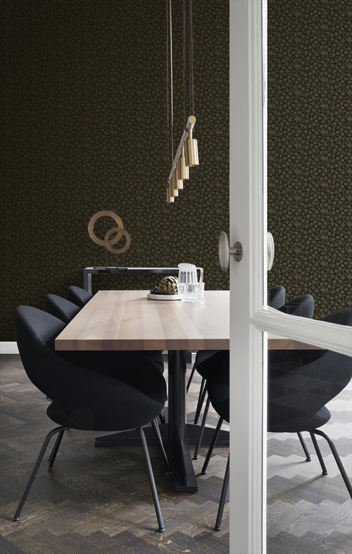 Origin Wallcoverings behang bloemen zwart - 53 cm x 10,05 m - 345440 - vtwonen shop