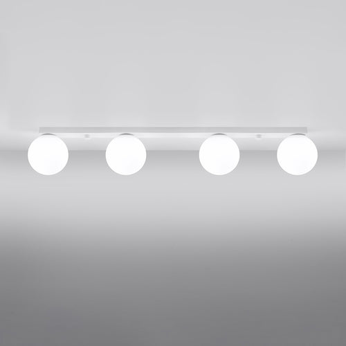 Sollux Lighting Plafondlamp YOLI 4 wit - 88x12x14,5cm