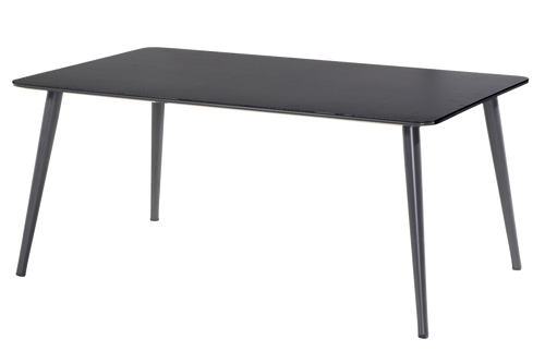 Hartman Dining Tuinset Sophie - Zwart Laminaat Kunststof - 170x100x75cm